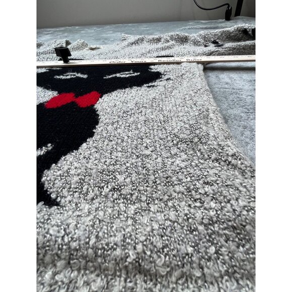 Black Cat Knit Sweater By Poof Excellence - Womens Small Acrylic/Polyester Blend - Picture 9 of 11